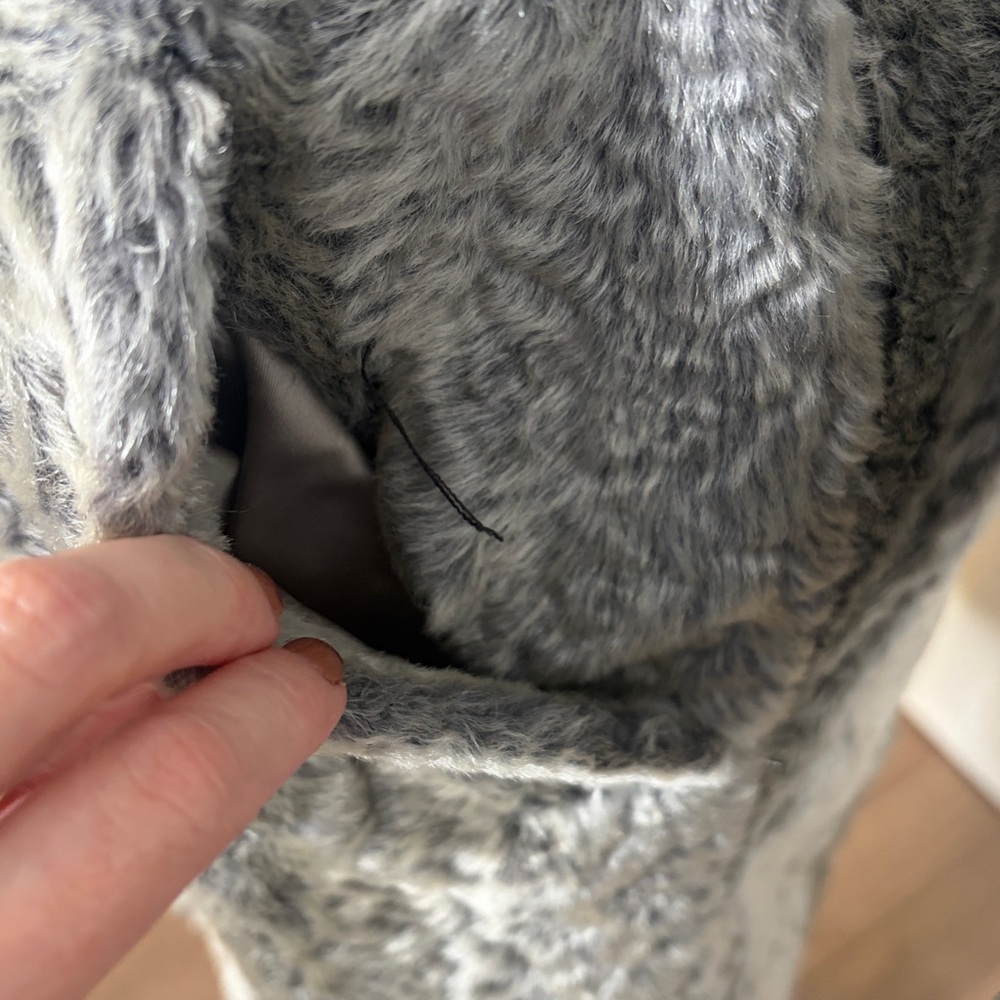 1960 BACARA STYLED BY FAIRMOOR FRANCE MONGOLIAN LAMB REAL MINK FUR COLLAR COAT - Picture 4 of 13